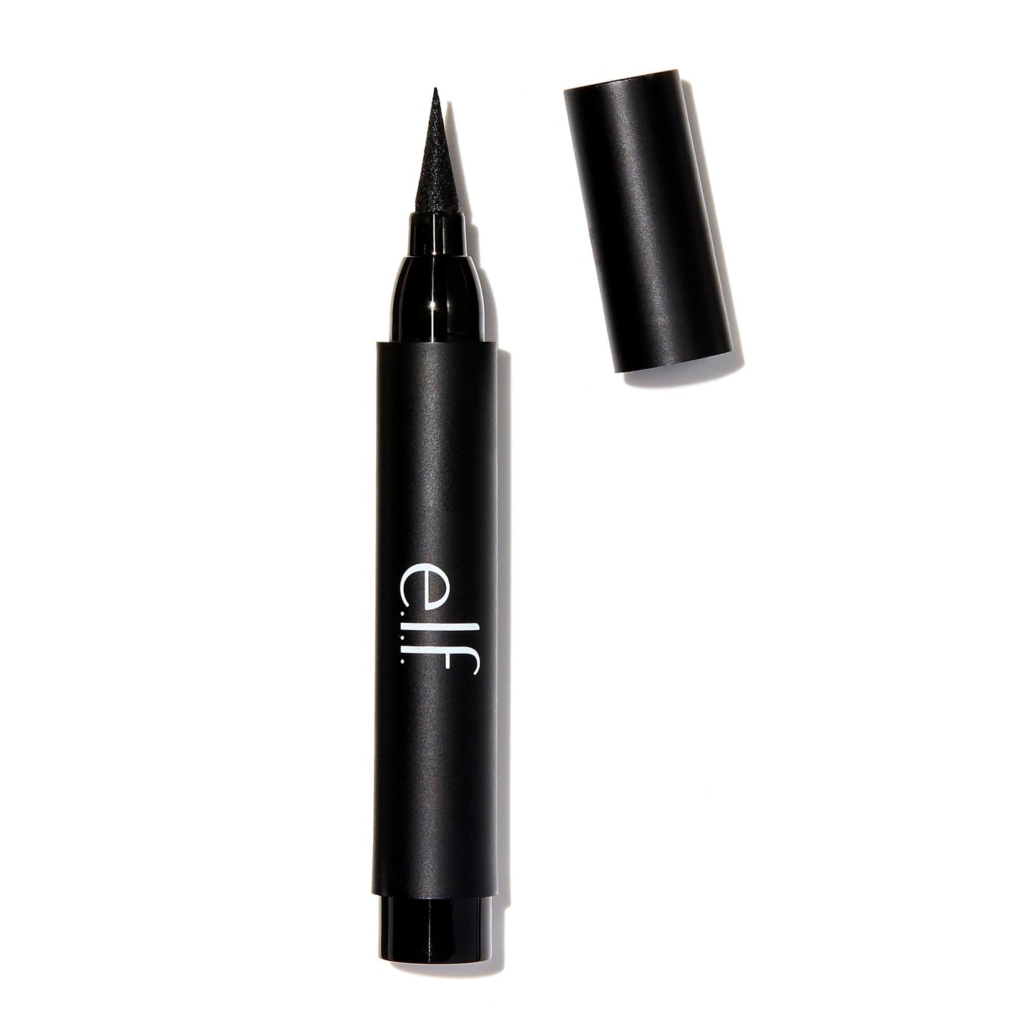 e.l.f. Intense Ink Eyeliner, Enhances The Lash Line With Rich & Long-Lasting Color, Tip For Precise Application, Vegan & Cruelty-Free, Blackest Black
