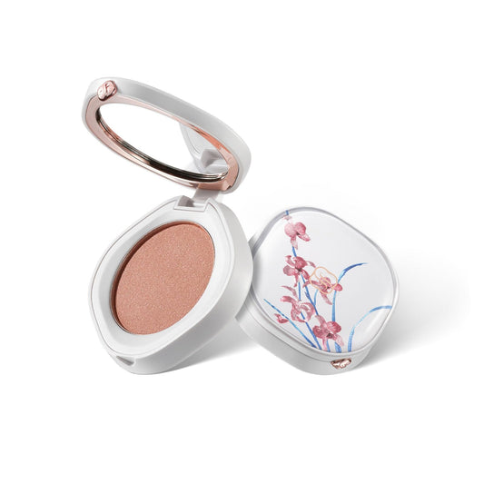 FLORASIS Ethereal Flush Smooth Powder Blush (Ode to Embroidery) (01 Apricot Milk, 1 Count)