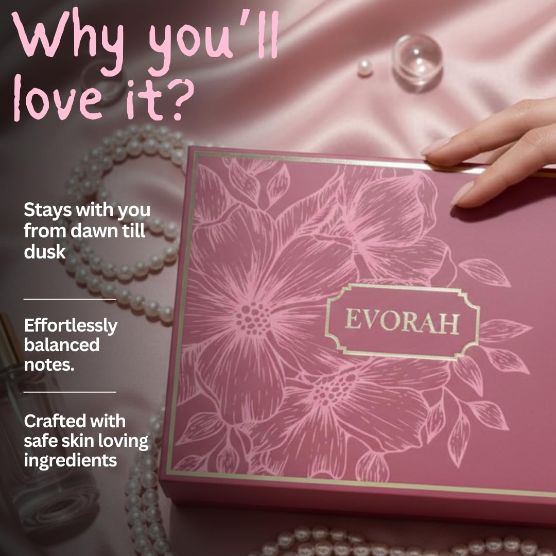 House of Evorah Luxury Perfume Gift Set for Women | Women's Fragrance Sets | Perfumes for Women Gift Sets | Premium Fragrance Gift Sets | Perfume Combo (Pack of 2 x 25 ml)