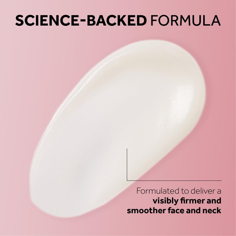 No7 Restore & Renew Multi-Action Face & Neck Serum - Anti Aging Serum for Deep Wrinkle Repair - Collagen Infused Skincare with a Hydrating Blend of Hibiscus Peptides & Hyaluronic Acid (2.5 Fl Oz)
