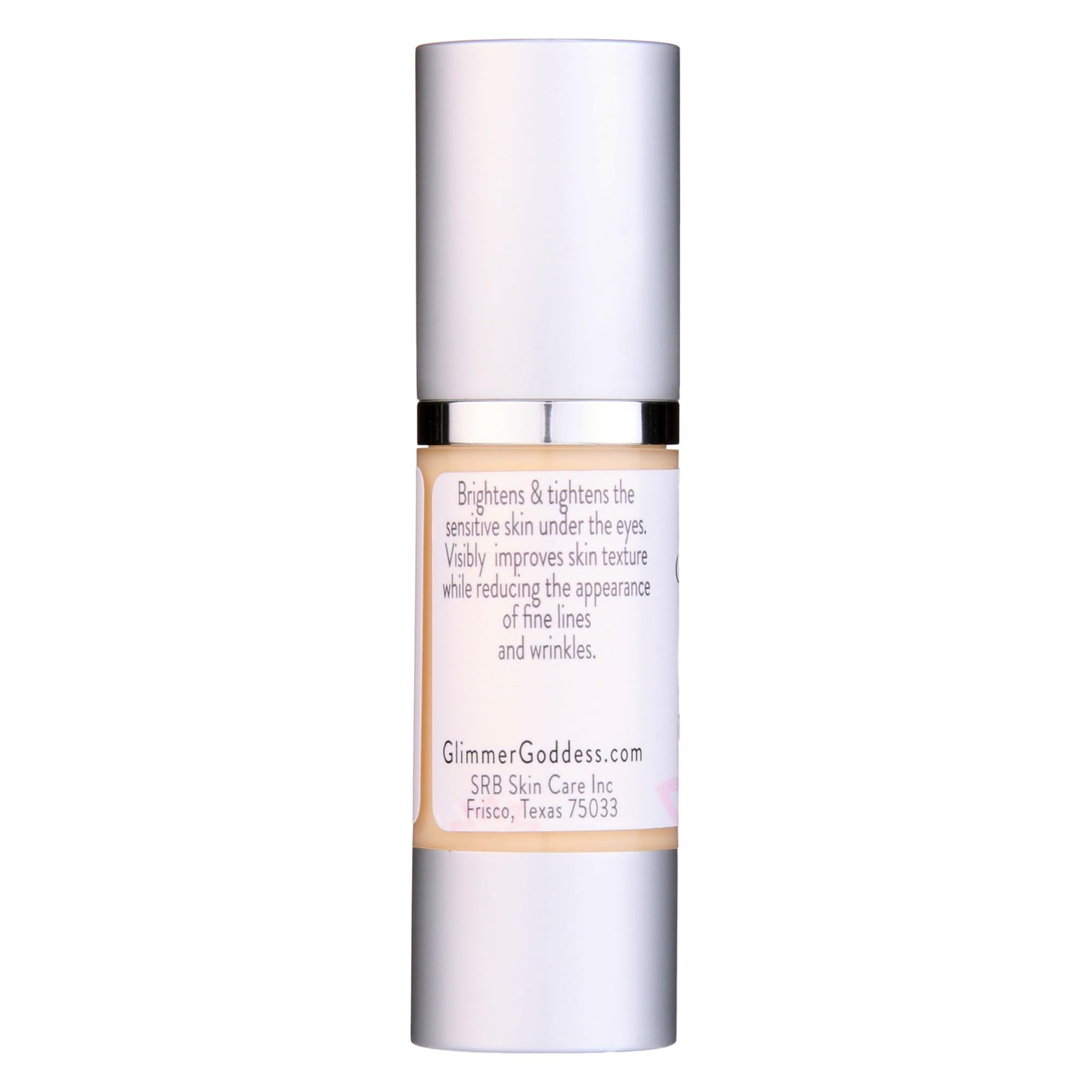 Glimmer Goddess Organic Peptide Eye Serum with Vitamin C – Hydrating & Revitalizing, 1 oz