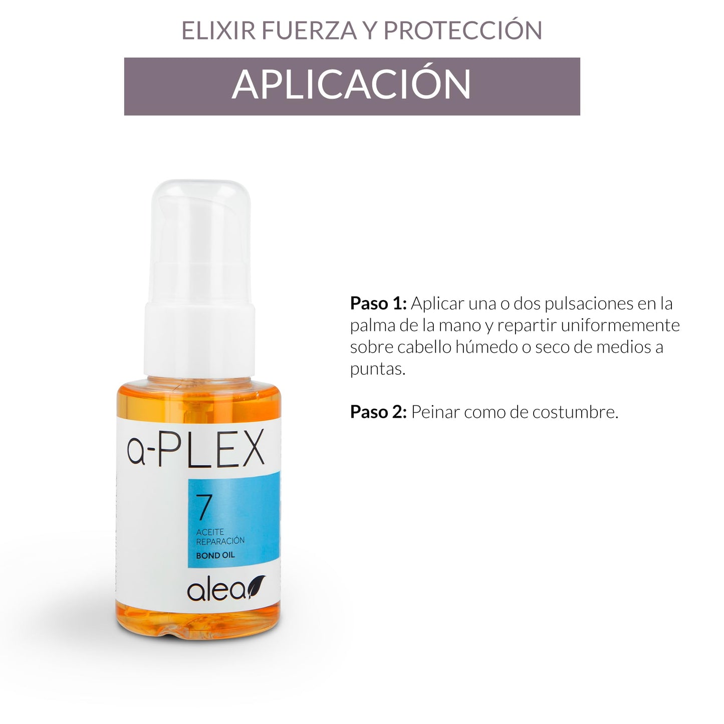 ALEA - Hair Oil - A-Plex No.7 Repair Oil - 75 ml - For All Hair Types - Repairs and Protects - Reduces Split Ends - Deep Hair Hydration - Anti-Frizz