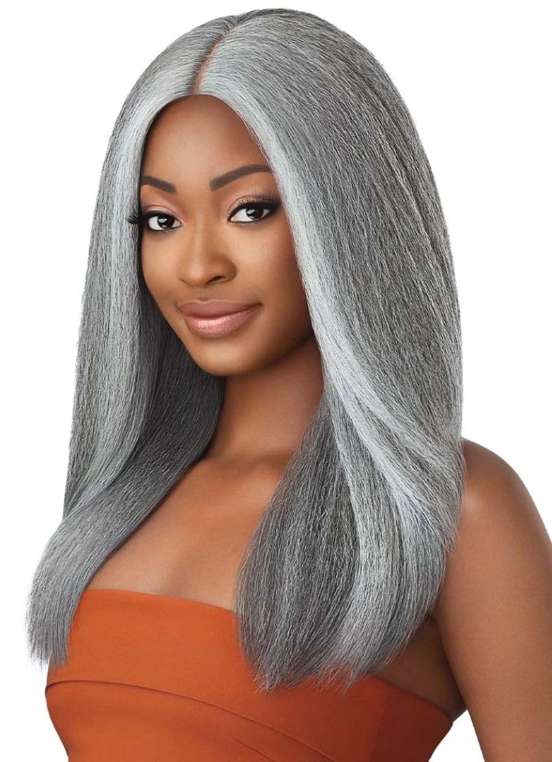 Outre Soft & Natural Synthetic Lace Front Wig - NEESHA 207 (1 Jet Black)