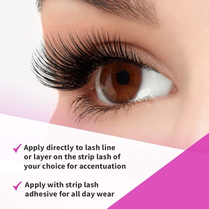 Ardell Double Up Trio Individual Lashes - Long Black DIY Lash Clusters | Customizable Eyelash Extensions, 4 Pack