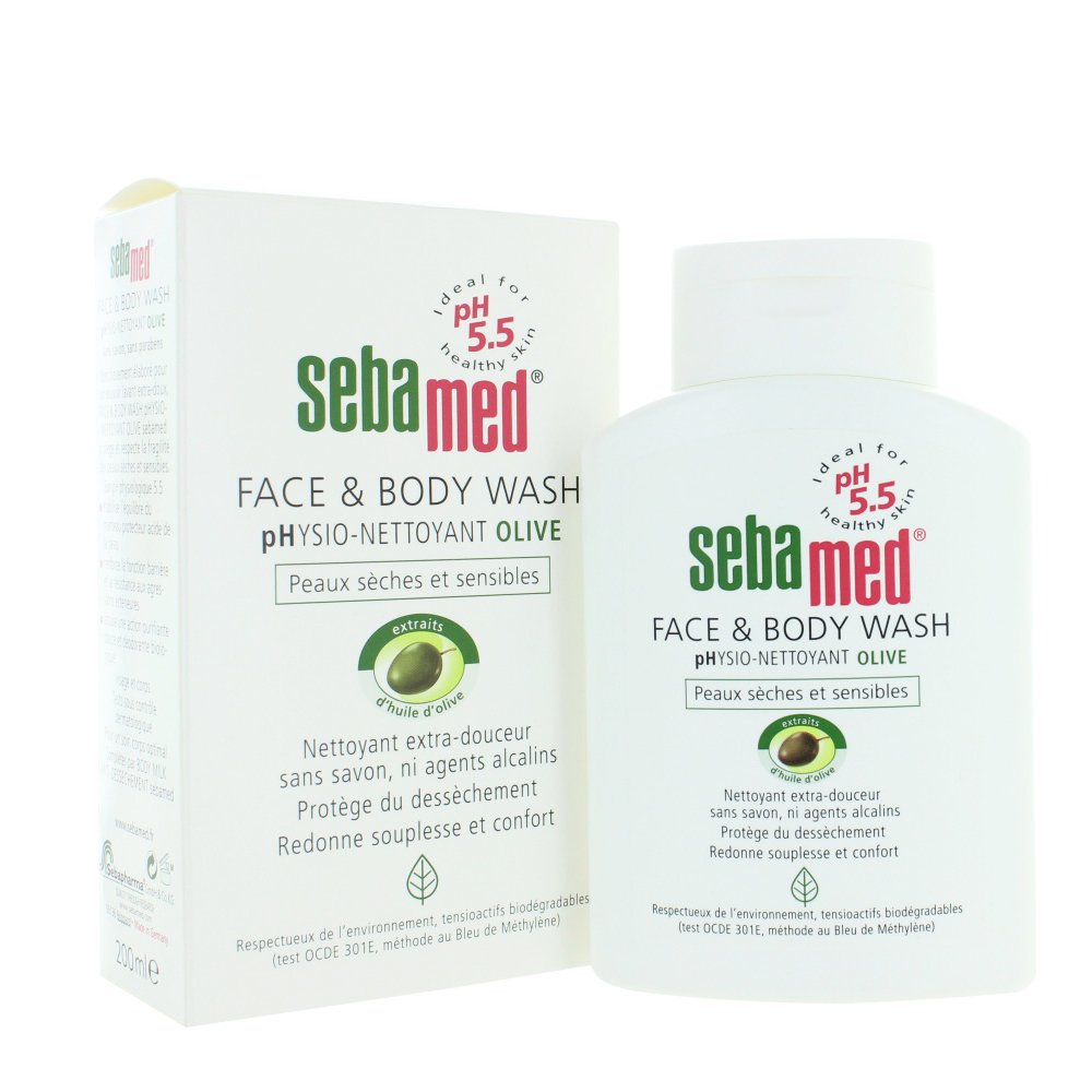 Sebamed Face & Body Wash Olive Physio-Cleanser 200ml