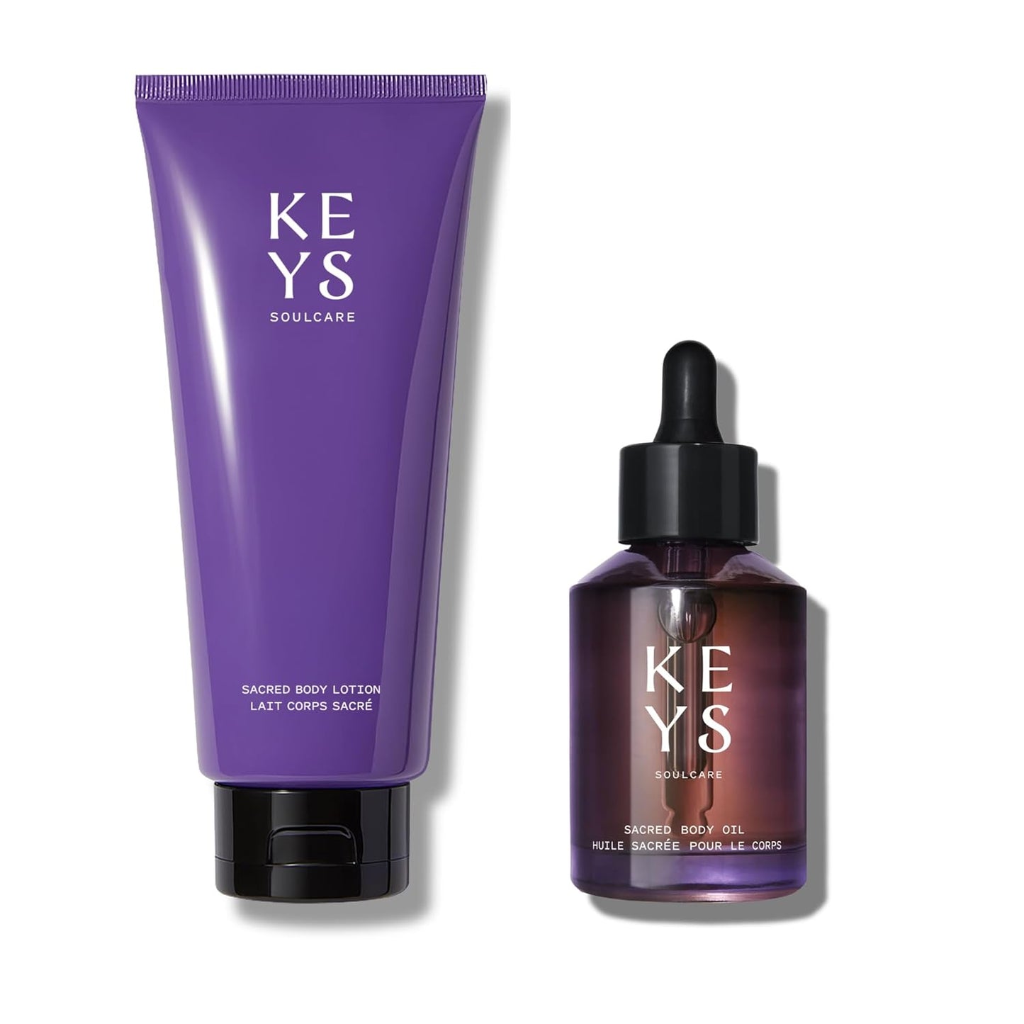Keys Soulcare Sacred Body Duo - Hydrating Lotion & Oil Set for Smooth, Nourished Skin | Fast Absorbing, Non-Greasy