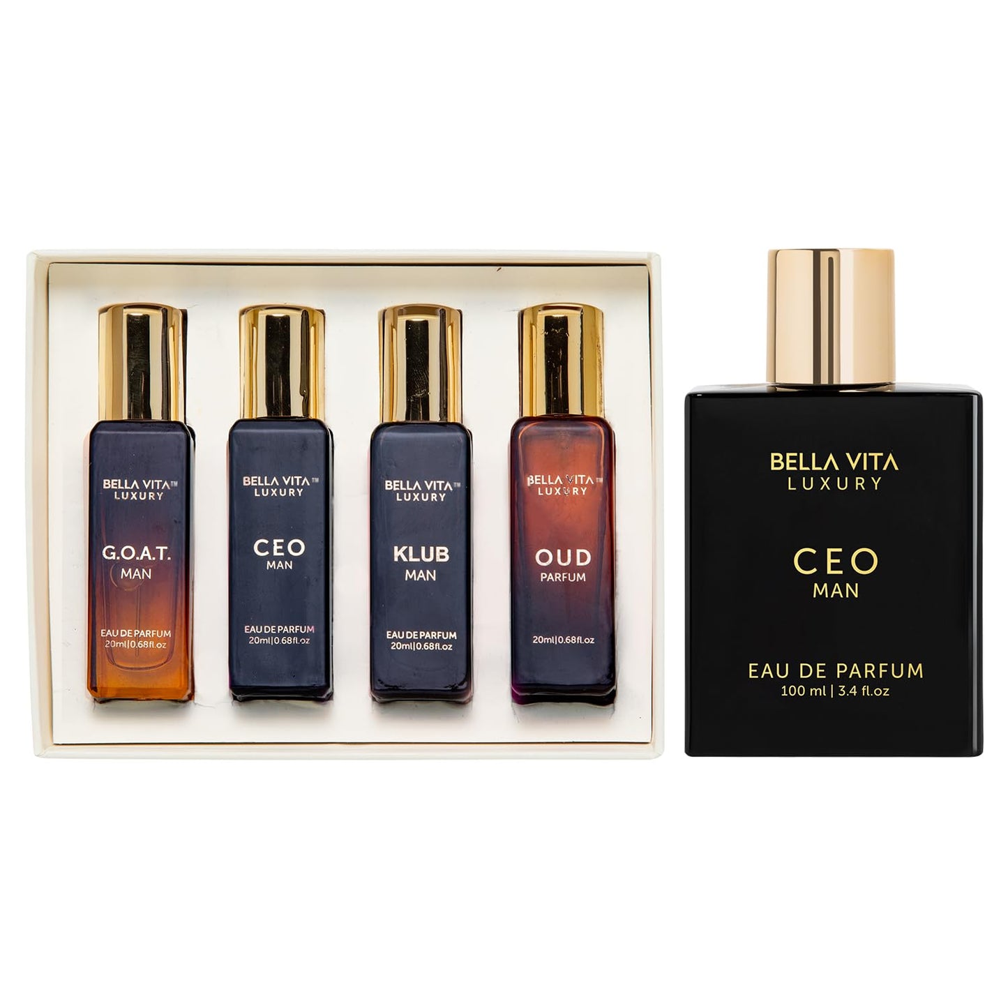 Luxury CEO Men's Cologne Gift Set - Long-Lasting Perfume with Lemon, Lavender, Tonka & Agarwood | Perfect for Gifting