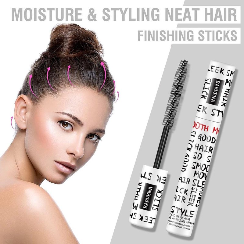 LIHUOMEI Good Behavior Frizz & Flyaway Taming Wand (2pc) Instantly Smooths Flyaways, Slicks Back Styles & Details Edges | 24-Hour Frizz Control Vegan + Cruelty Free