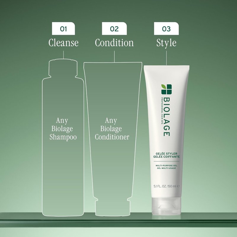 Biolage Styling Gelée - Medium Hold Hair Gel for All Hair Types | Adds Shine & Controls Frizz