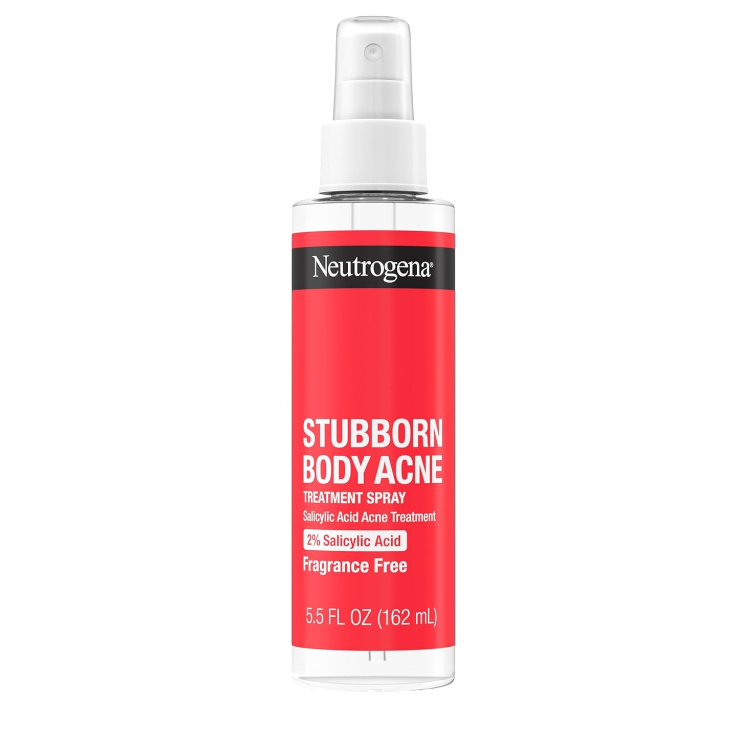 Neutrogena Acne Spray - Salicylic Acid Treatment for Body Breakouts | Fragrance-Free, 5.5 fl. oz