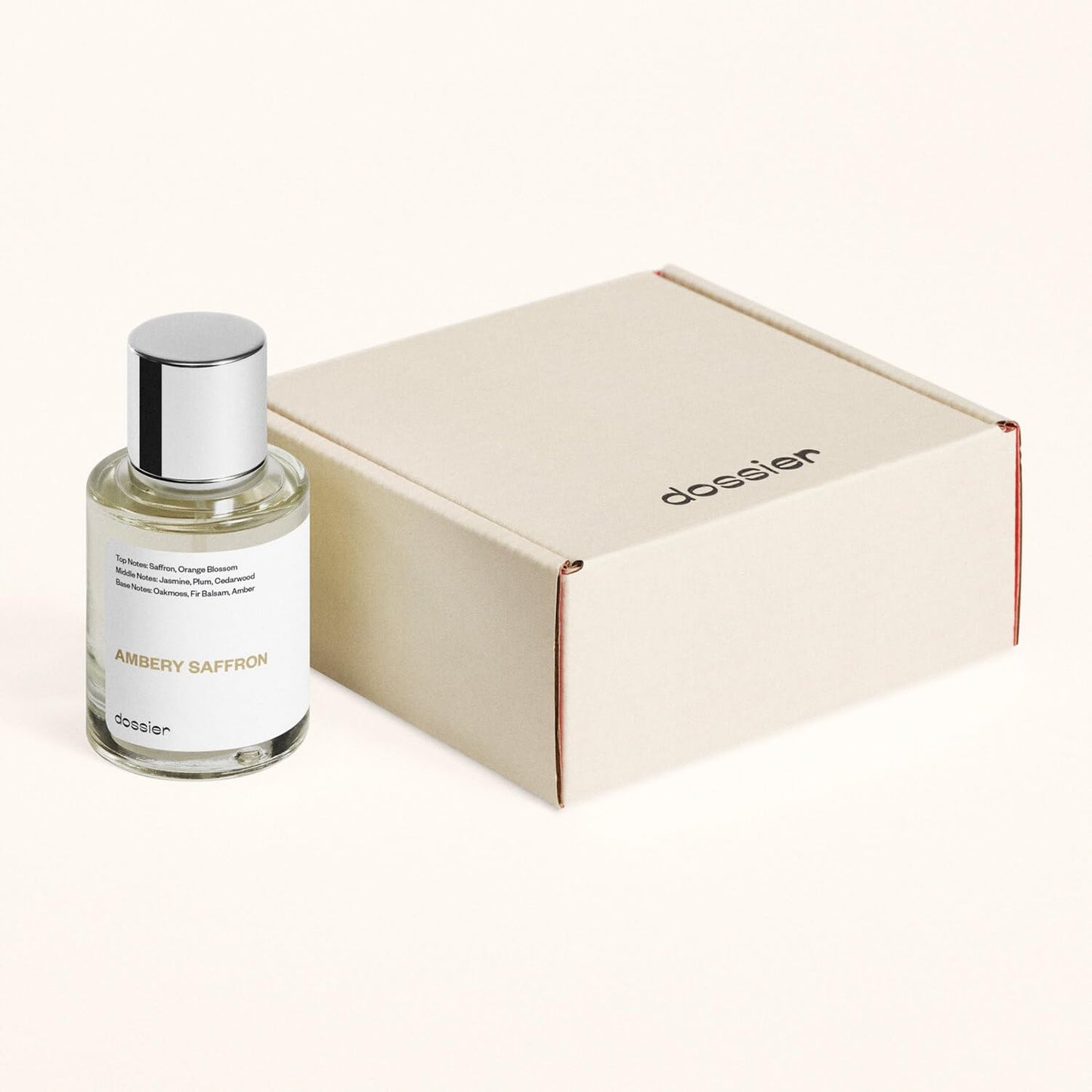 Dossier - Ambery Saffron - Eau de Parfum - Inspired by Baccarat Rouge 540 - Long-Lasting Fragrance - Unisex - 1.7 fl oz (50ml)