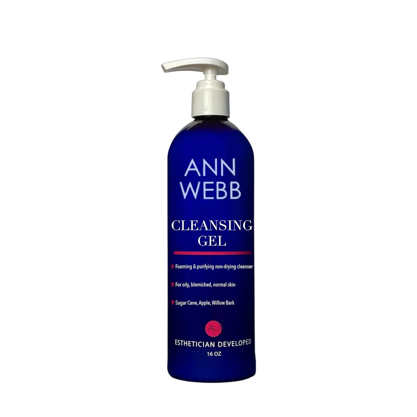 Foaming Cleansing Gel for Oily & Blemished Skin - Non-Greasy Exfoliating Formula | 16 oz