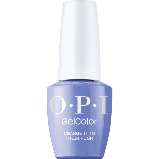 OPI GelColor Charge It to Their Room | Opaque Soft Pastel Purple Crème LED Cure Gel Nail Polish | Salon-Quality Shine, Long-Lasting Wear | Vegan & HEMA Free | 0.5 Fl Oz