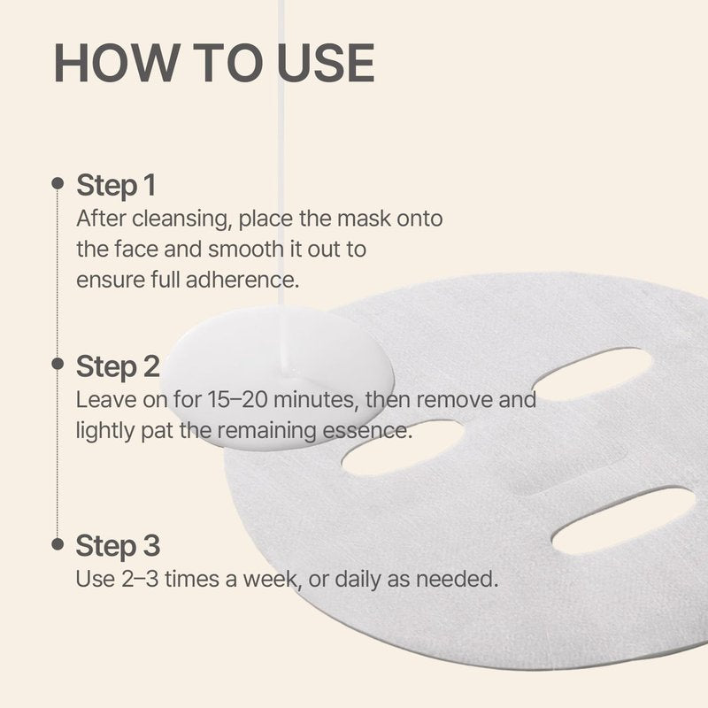 Rice Water Sheet Mask - Hydrating Korean Face Mask for Radiant Skin | Moisturizing & Improves Texture - 25ml x 10 Sheets