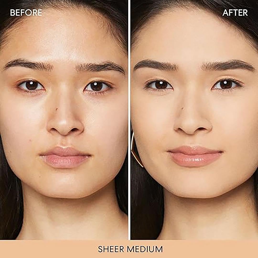 Original Mineral Veil Talc-Free Pressed Setting Powder, Sheer Medium, Vegan, Cruelty-Free & Dermatologist-Tested