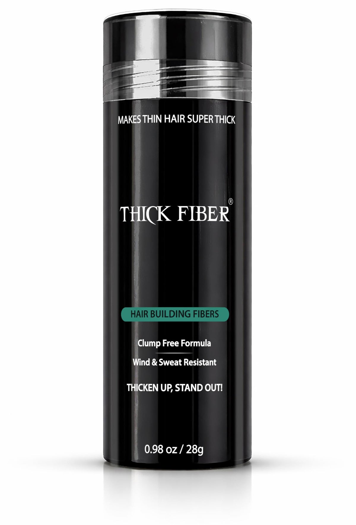 THICK FIBER Hair Fibers for Women & Men with Thinning Hair, (Dark Brown), 28g, Hair Loss Concealer, Covers Bald Spots, Hairline & Sparse Areas, Natural Fuller Looking Hair