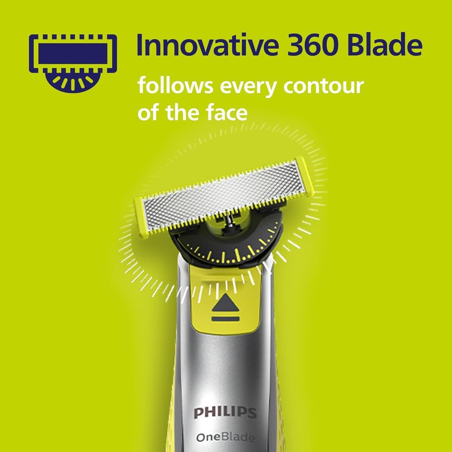 OneBlade X2 360 Dual-Way Blade for Philips QP420.50 | Precision Shaving Accessory