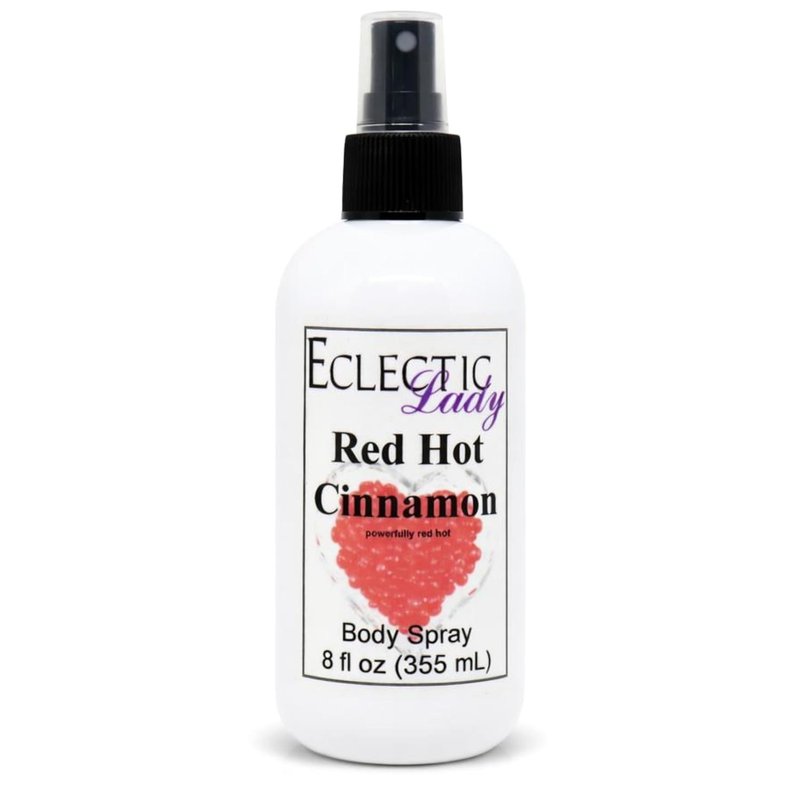 Eclectic Lady Red Hot Cinnamon Body Spray - 8 Oz Women's Body Mist with Light, Gentle Fragrance for Daily Use
