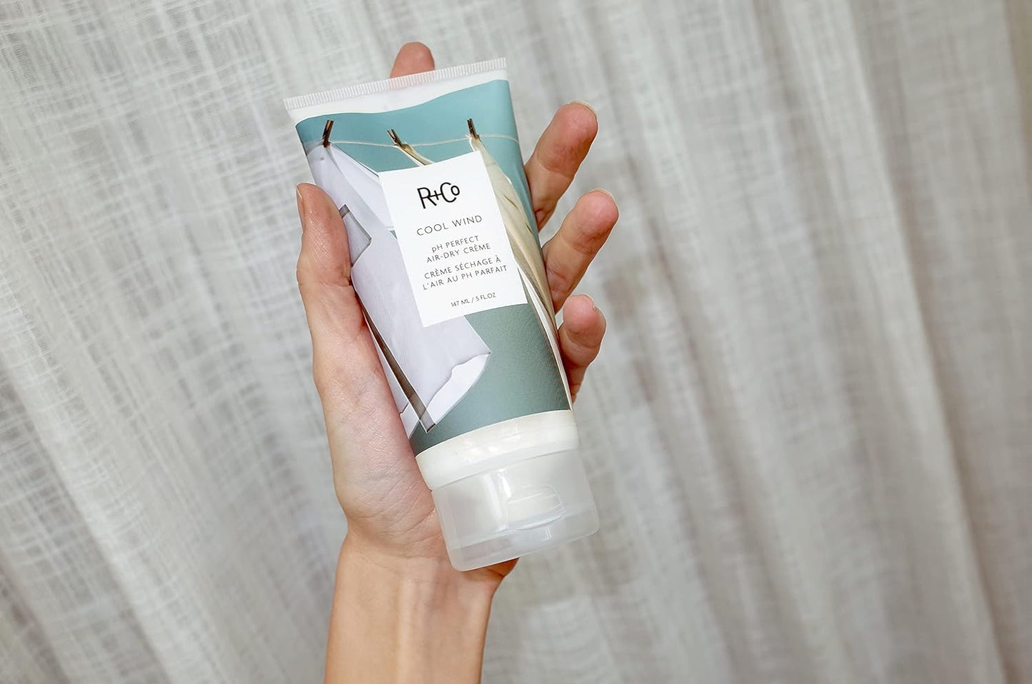 R+Co Cool Wind Hair Cream - pH Perfect Air Dry Formula | Hydrates, Tames & Softens Hair