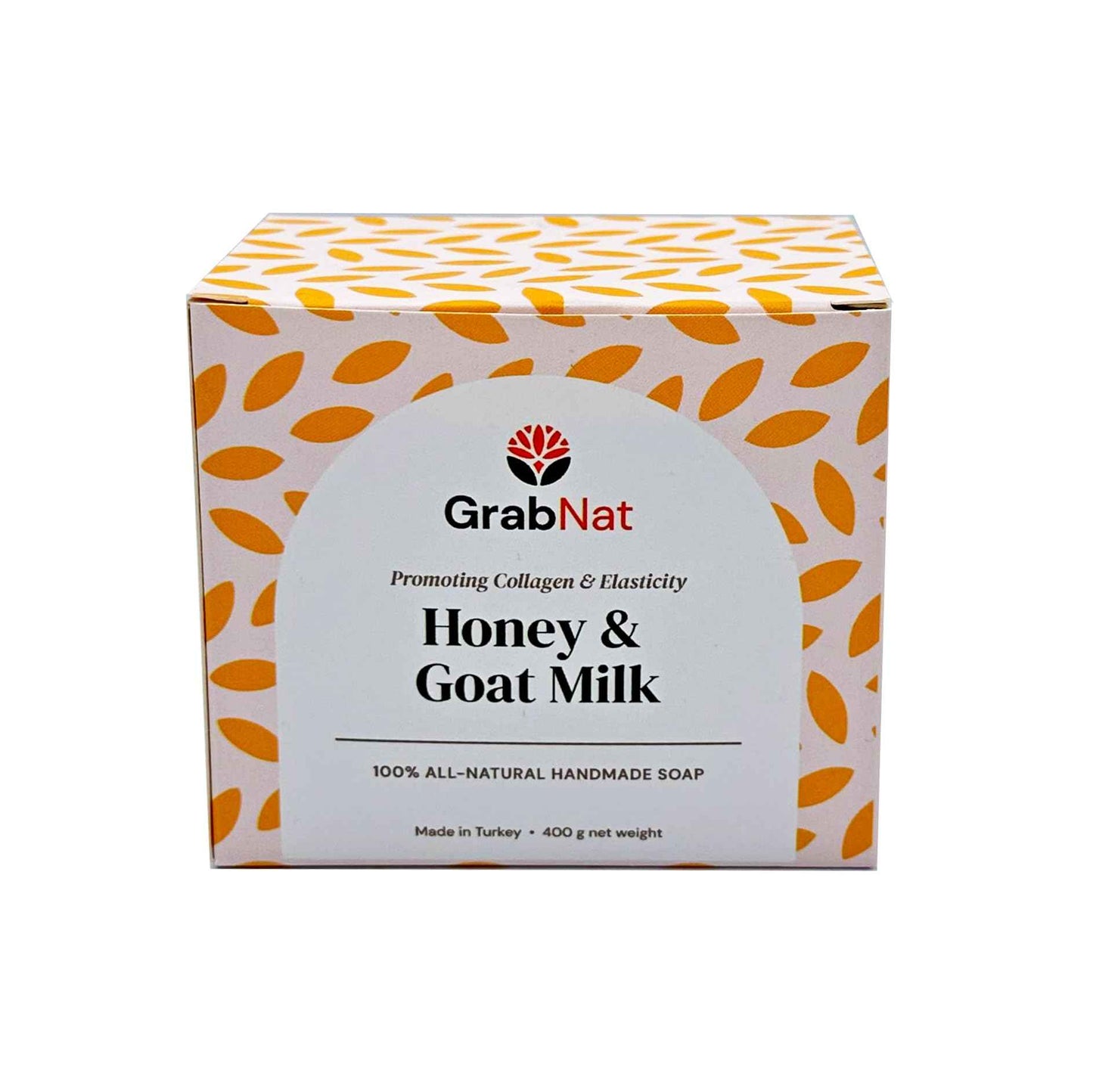 4-Pack Goat Milk Honey Soap (4x100g) | Handmade, All-Natural, Cold-Processed | W/Real Goat Milk and Honey | Nourishing Cleanse for Face & Body, Suitable for All Skin Types (4 x100grams/4 x 3.5oz)