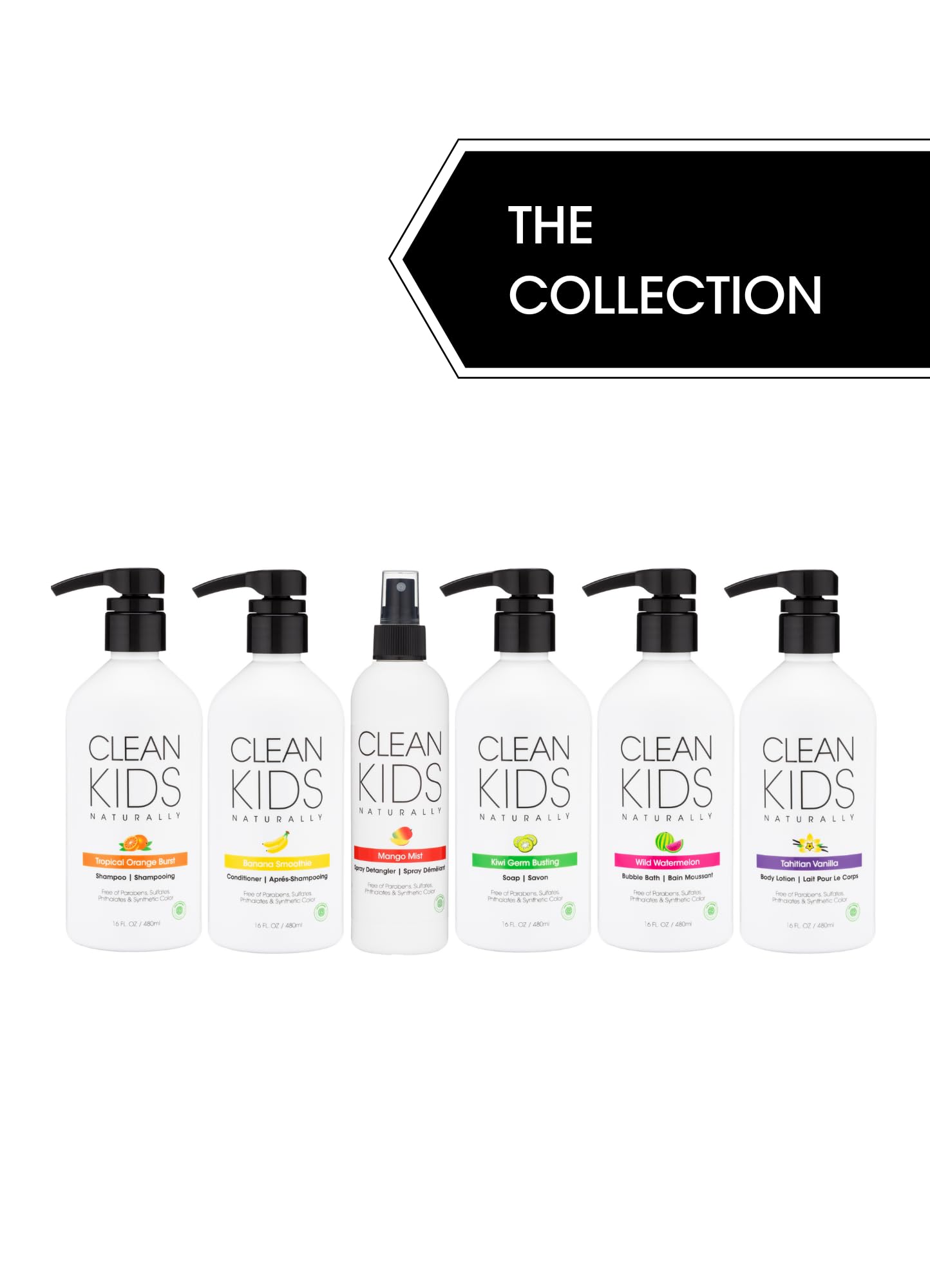 Clean Kids Naturally Conditioner, All-Natural, Vegan, Cruelty-free, Paraben-Free, EWG Verified, 16 oz (1 Bottle)