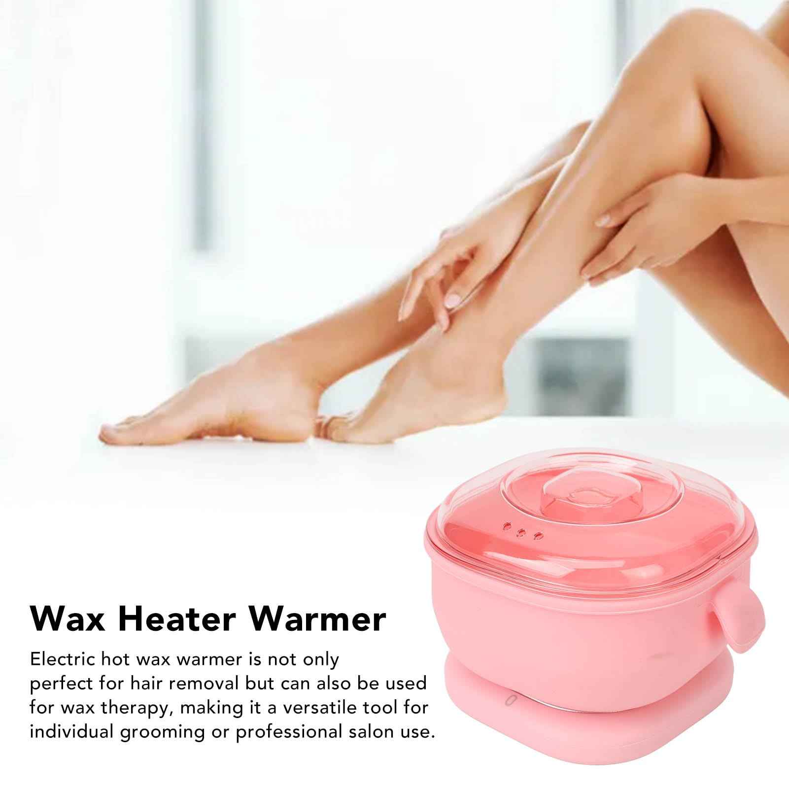 Wax Heater, US Plug 110-120V 100W Electric Hot Wax Warmer Machine, 400ml Silicone Silicone Pot Liner Melting Waxer for Hair Removal