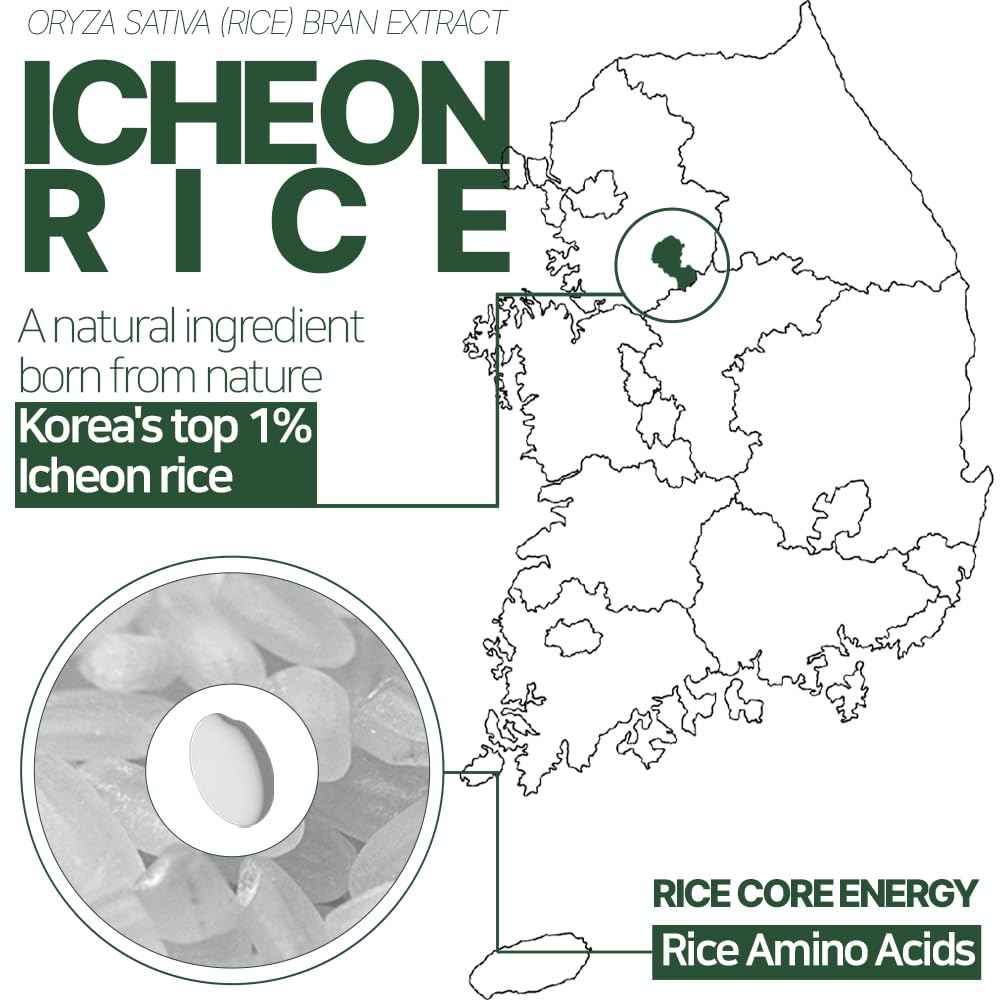Bueno+ Icheon Rice Core Cream 2.82 fl.oz (80g) | Hydrating & Soothing Facial Cream with Icheon Rice Amino Acids | Long-Lasting Moisture, Korean Skin Care