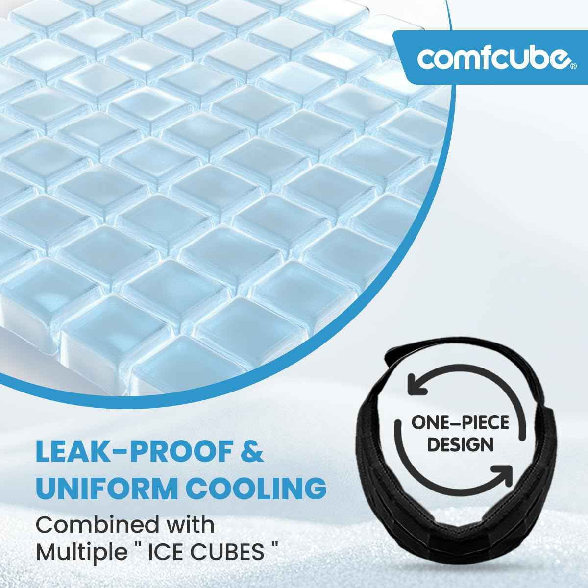 Face Ice Pack for Wisdom Teeth, 2 Hours Long Lasting Cold Therapy Flexible Cold Pack Head Wrap for Wisdom Teeth Surgery, TMJ, Chin, Oral Pain, Facial Surgery, Jaw Pain, Tonsillectomy