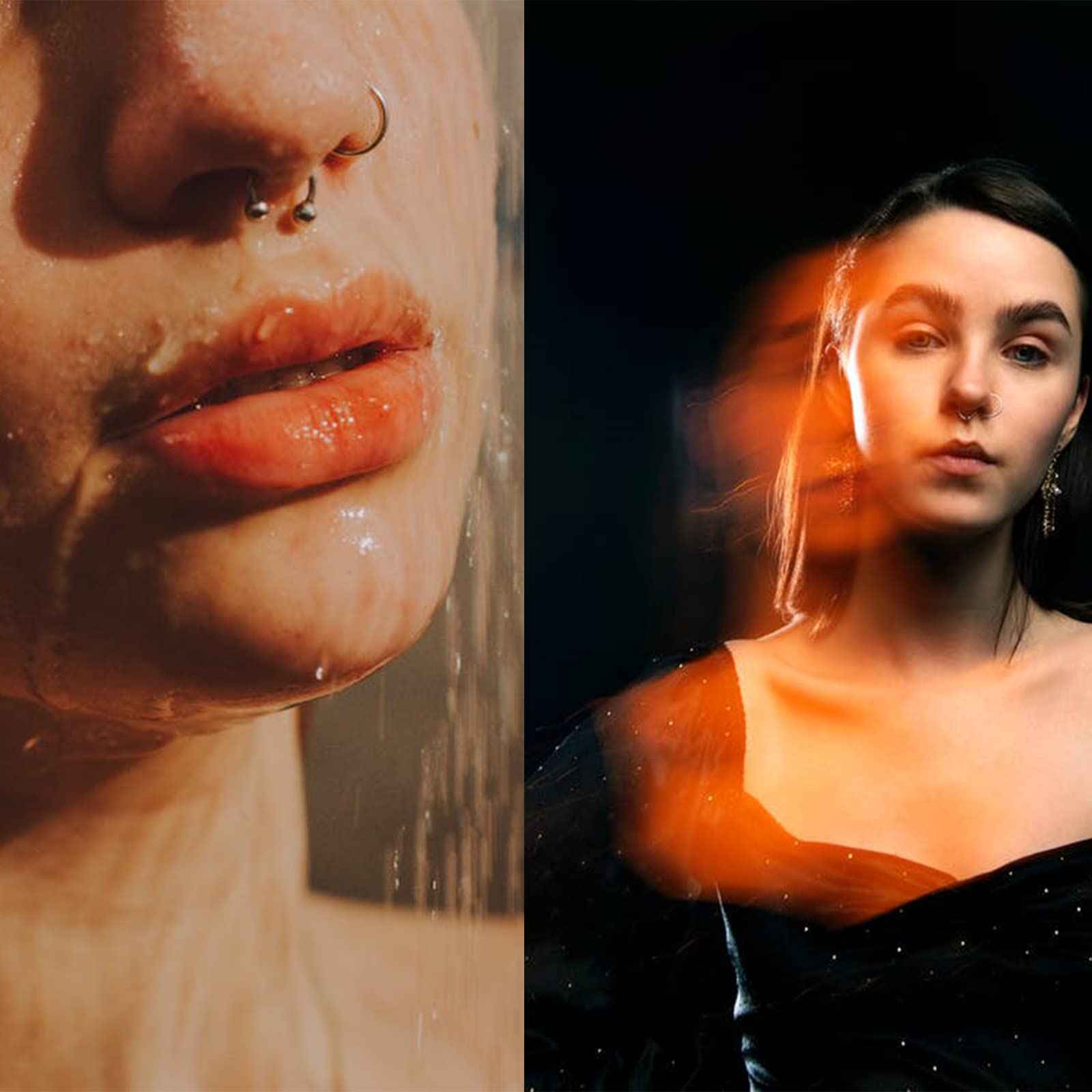 DJCIW 90PCS Piercing Kit, Stainless Steel 14G 16G 18G Piercing Needles Kit Ear Nose Tongue Tragus Cartilage Daith Eyebrow Belly Button Rings Lip Nipple Clear Retainer Piercing Jewelry