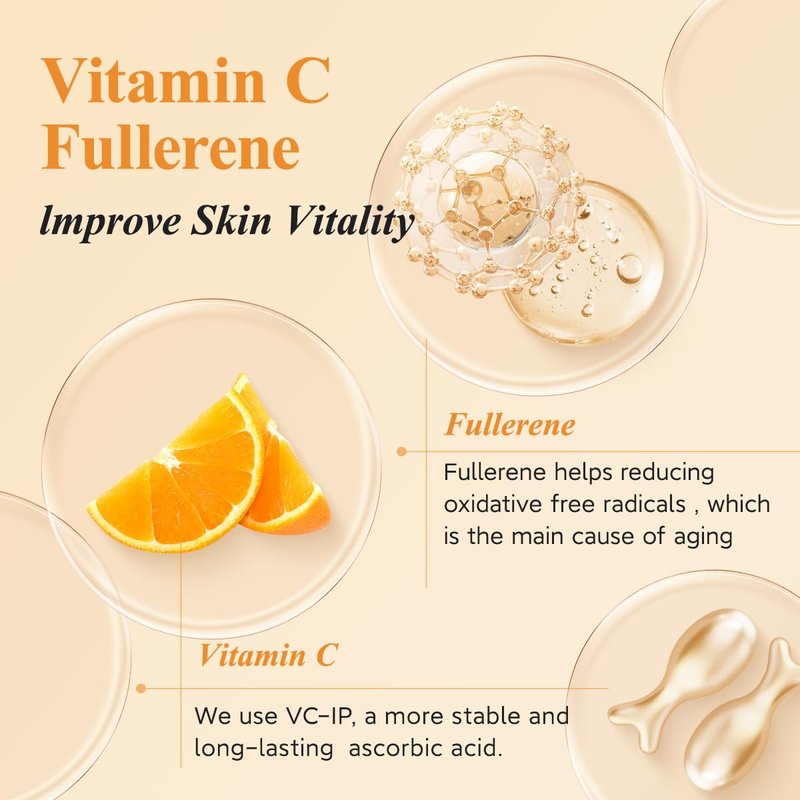 Vitamin C & Retinol Serum Capsules Set – 30 pcs VC for Morning + 30 pcs VA for Evening - Anti-Aging & Anti-Wrinkle Skincare Face Serum - Smooth Fine Lines Hydrate & Firm Skin - Travel-Friendly