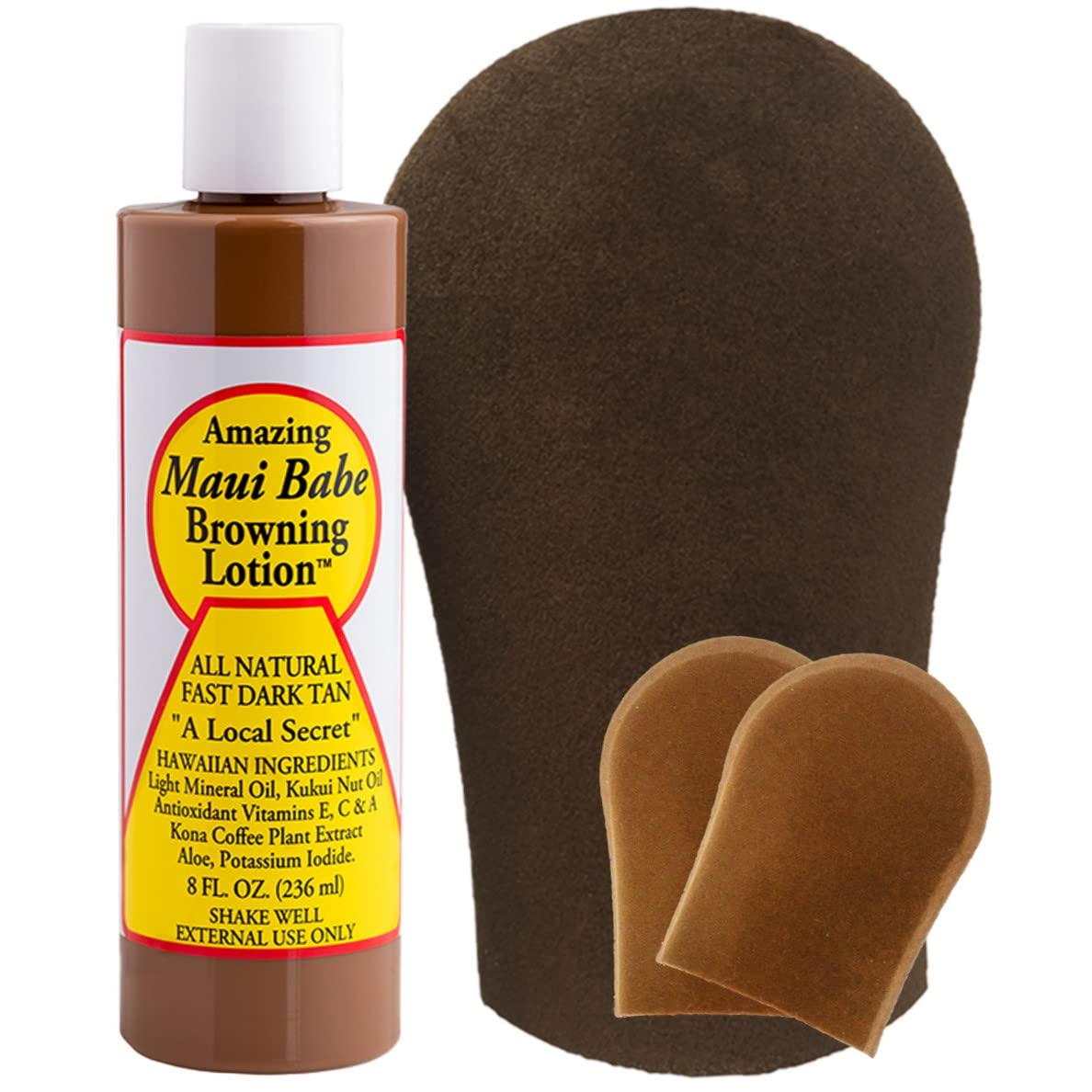 Maui Babe Browning Lotion - Outdoor Tanning Lotion for Face & Body | 8 oz Tanning Formula