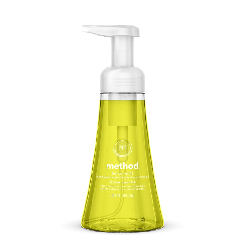 Method Foaming Hand Soap, Lemon Mint, 10 Fl Oz (Pack of 6)