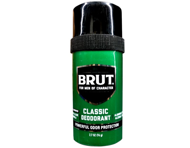 BRUT Classic Round Stick Deodorant 2.7 Ounces (Pack of 4)