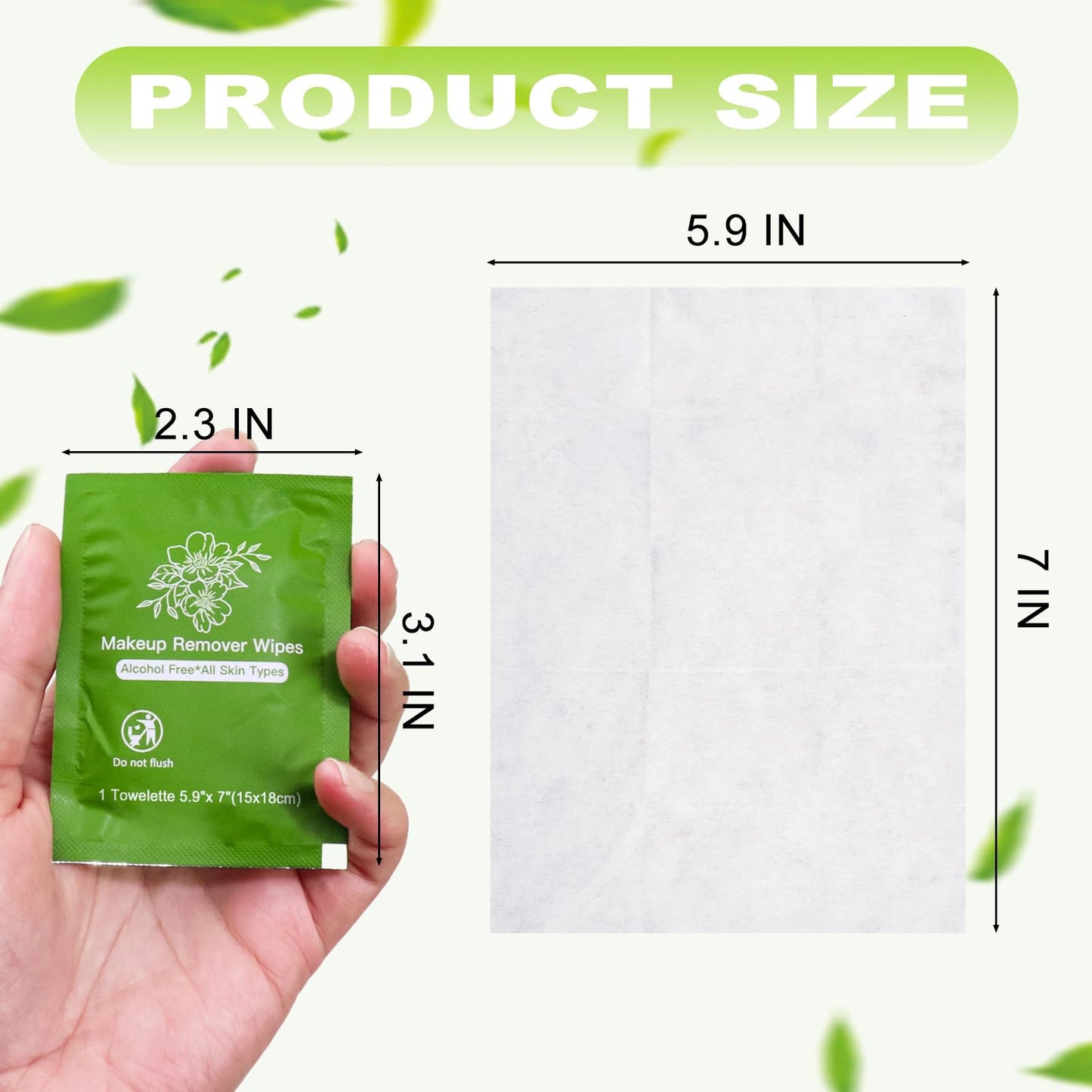 Gentle Cleansing Makeup Remover Wipes - Bulk Individually Wrapped Travel & Hotel (200)