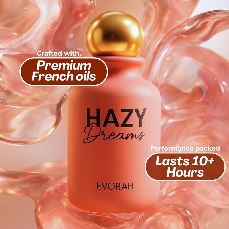 House Of Evorah Hazy dreams (3.38 fl oz) Women's Eau De Parfum | Skin friendly long lasting perfume I fruity perfume I Premium luxury fragrance