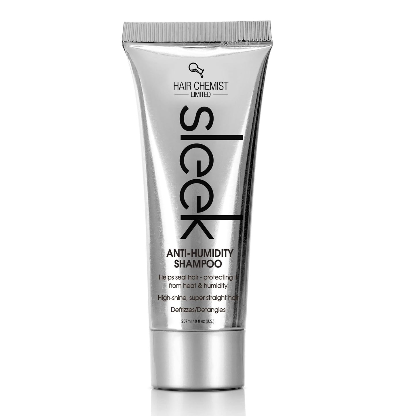 Hair Chemist SLEEK Anti Humidity Shampoo 8 oz. - Frizzy Hair Shampoo for Silky Hair & Super Straight Hair, Anti-Frizz & Smoothing Shampoo