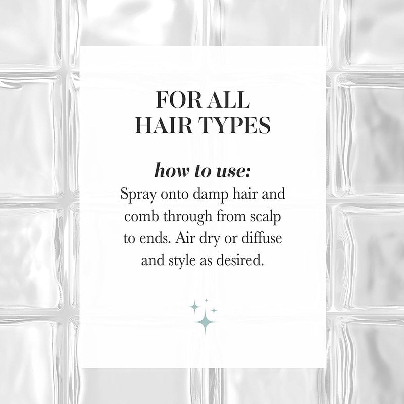 Anti-Frizz Miracle Spray - Hydrating Leave-In Shine Mist with Keratin & Hyaluronic Acid | Smooths & Softens, 8 Fl Oz