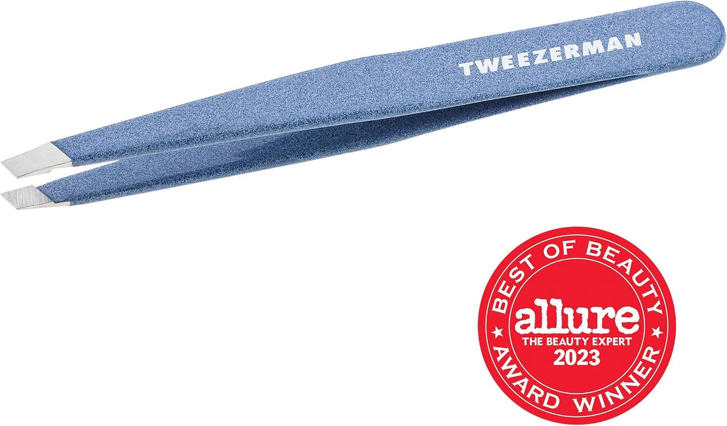 Tweezerman Slant Tweezer – Tweezerman Tweezers for Eyebrows Granite Sky