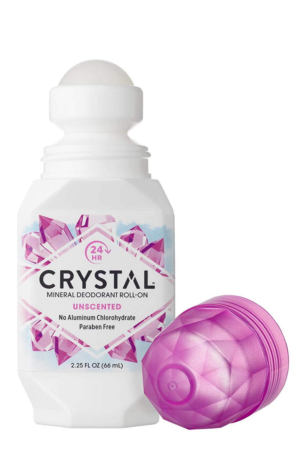 Crystal Deodorant Roll-On 2.25Oz(8 Pack)