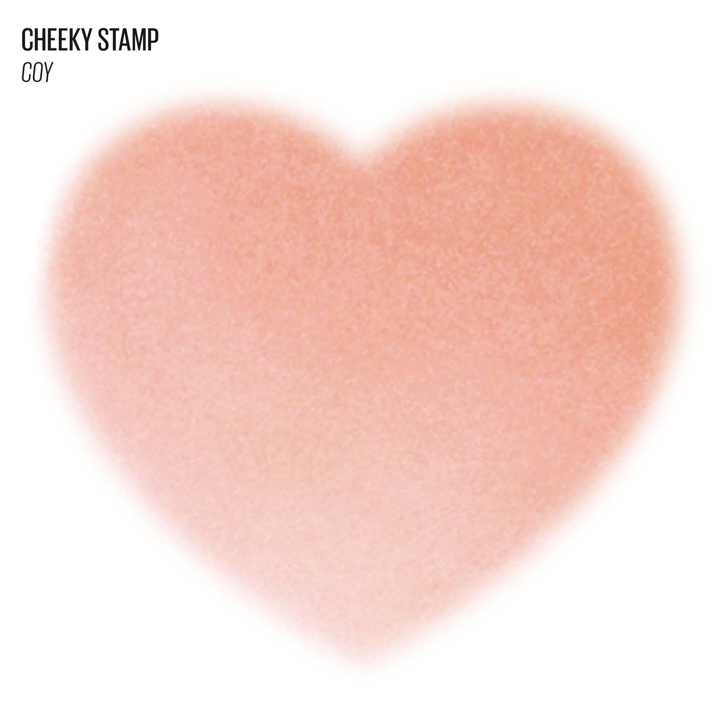 KAJA Blusher - Cheeky Stamp 01 Coy | Kbeauty, Cute Makeup, Buildable & Blendable Shade with Heart-shaped Applicator, Sunkissed Finish, Travel size, Hygienic, Portable, Korean Makeup, 0.17 Oz