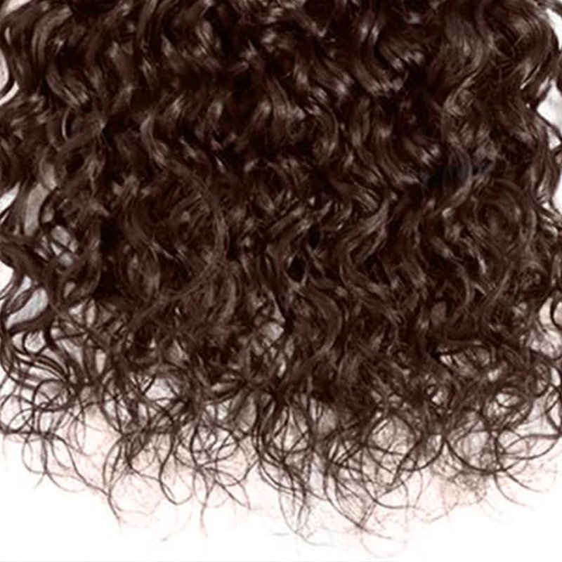 Human Hair Bundles 26 Inch Water Wave Single Bundle #4 Chocolate Brown Human Hair Unprocessed Native Virgin Hair 100g Total 1 Extension Wet and Wavy Human Hair Extensions for Women