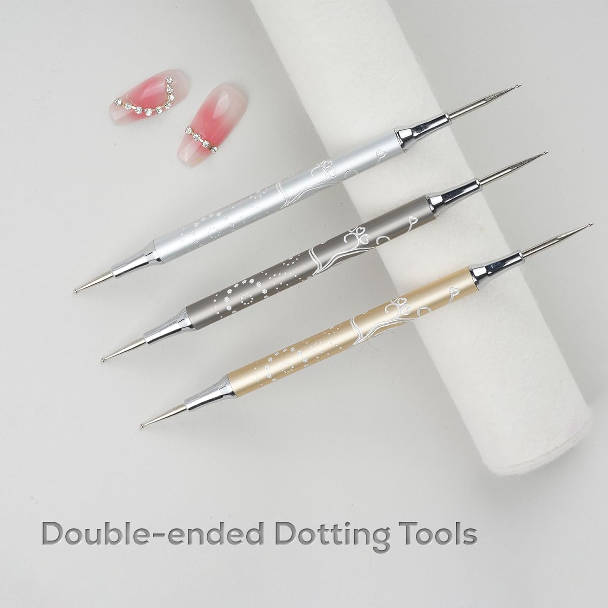 YIHUALE Nail Art Design Pen Painting Tools - DIY Manicure & Professional Salon Set (Blue and White)
