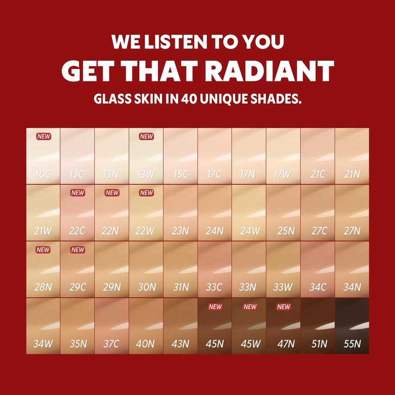 Red Cushion Foundation - Lightweight, Buildable Coverage | Long-Lasting Red Fixer