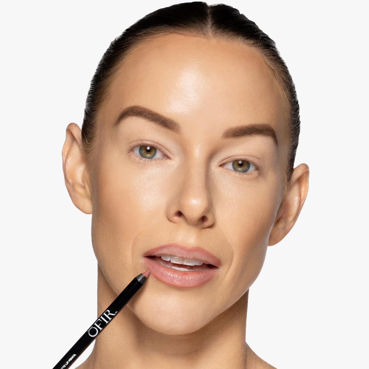 OFIR Longwear Demi-Matte Lip Pencil | Smudge-Proof, Easy Glide, Hydrating, Long-Lasting Color | Off Pink - Neutral Nude Lip Liner Pencil | 0.042 OZ