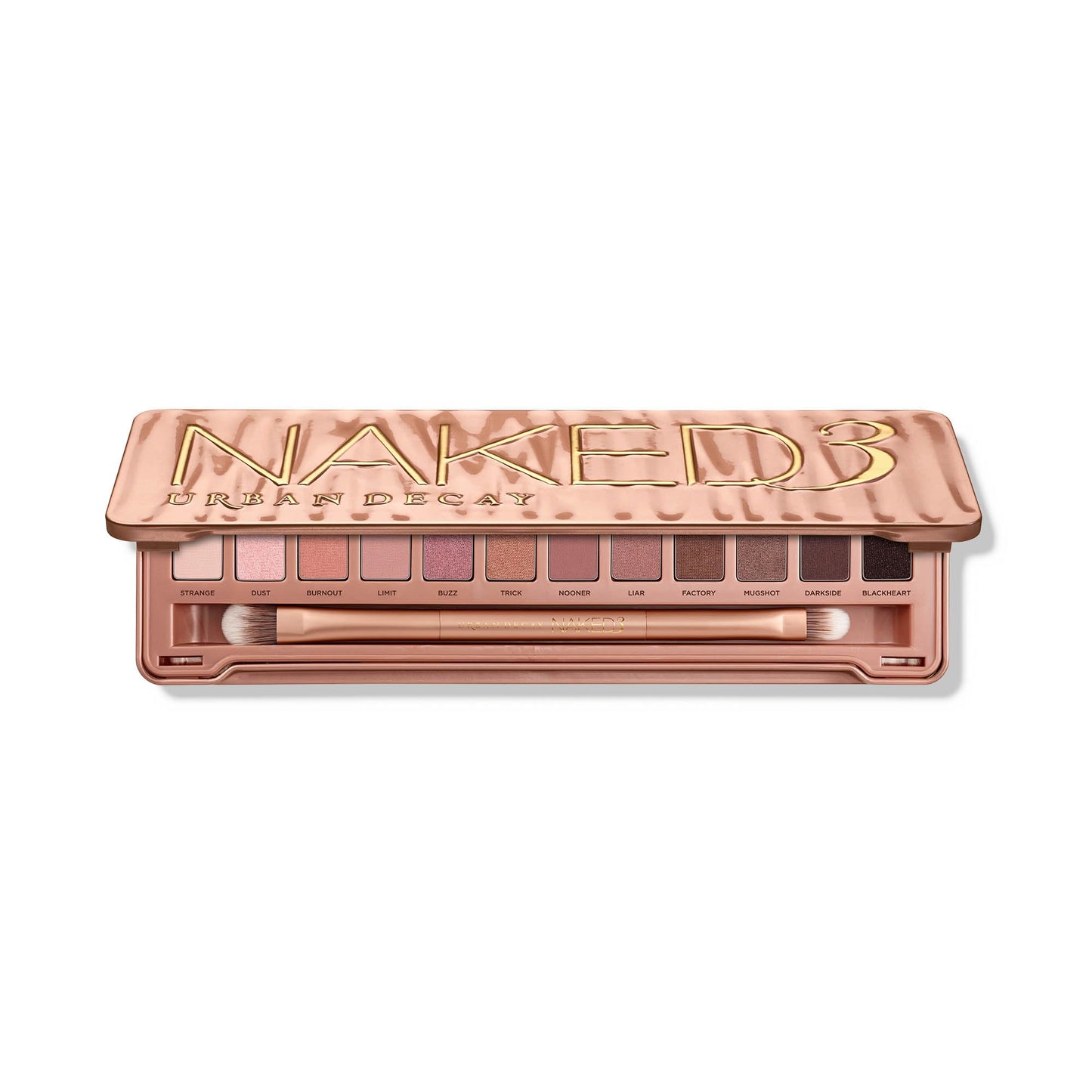 URBAN DECAY Naked3 Eyeshadow Palette - 12 Rosy Soft Pink Neutral Shadows