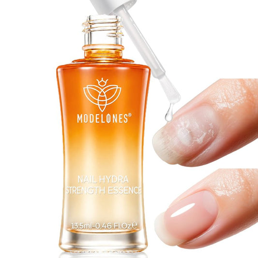 modelones Gel Nail Strengthener and Growth Scented Nail Repair for Damaged Nails Hardener Extra Strong and Growth 3-in-1 Repair Mode Gifts for WomenGel Nail Kit for Beginner