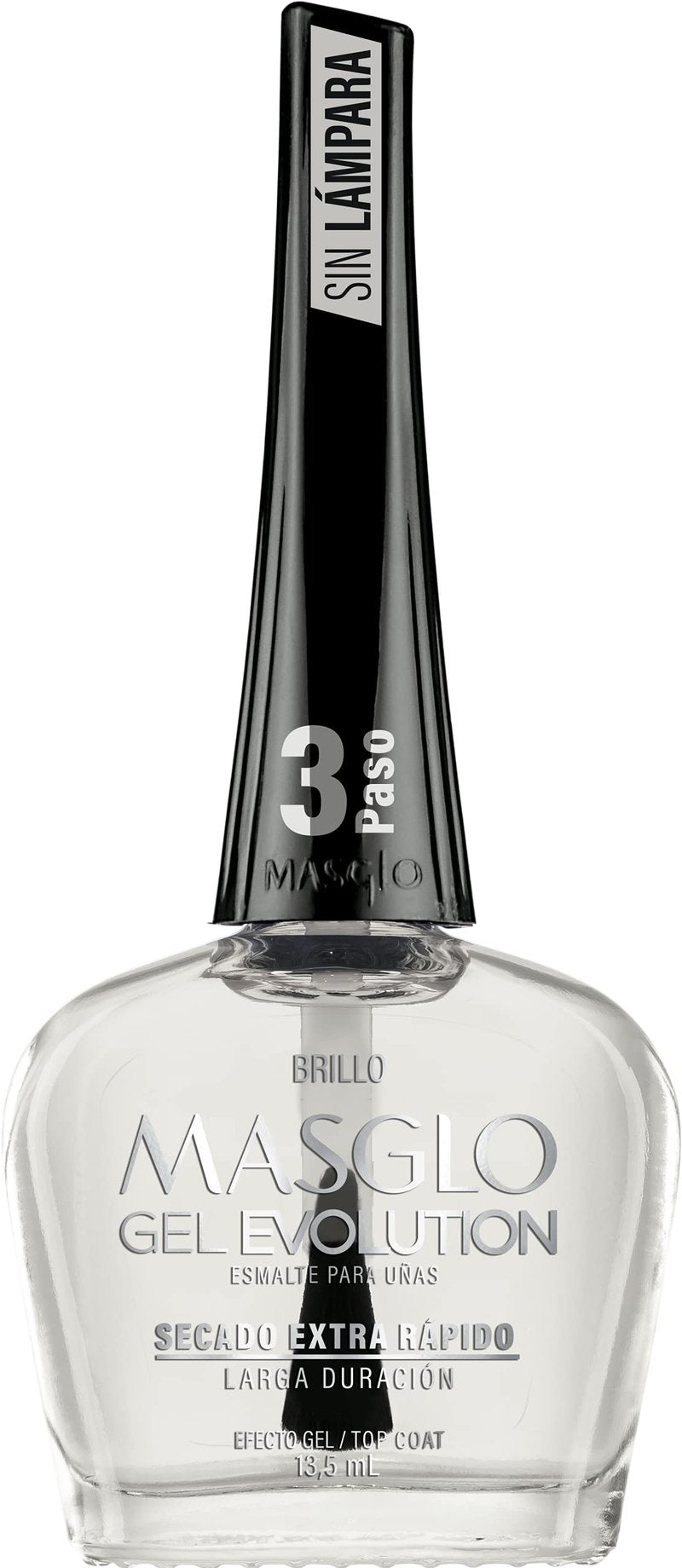 MASGLO Gel Evolution – Nail Polish No UV/LED Lamp Needed, Fast-Drying, 12-Day Wear, 14-Free Formula, High-Gloss Finish, vegan (0.5 oz)