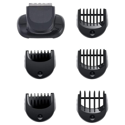 Luatoxry Beard Trimmer Head Replacement, Series 5/6/7 Replacement Beard Trimmer Guards with 5 Guards Combs Compatible with 5018s, 5020s, 5035s, 5049cs, 6020s, 6040cs, 7020s, 7025s