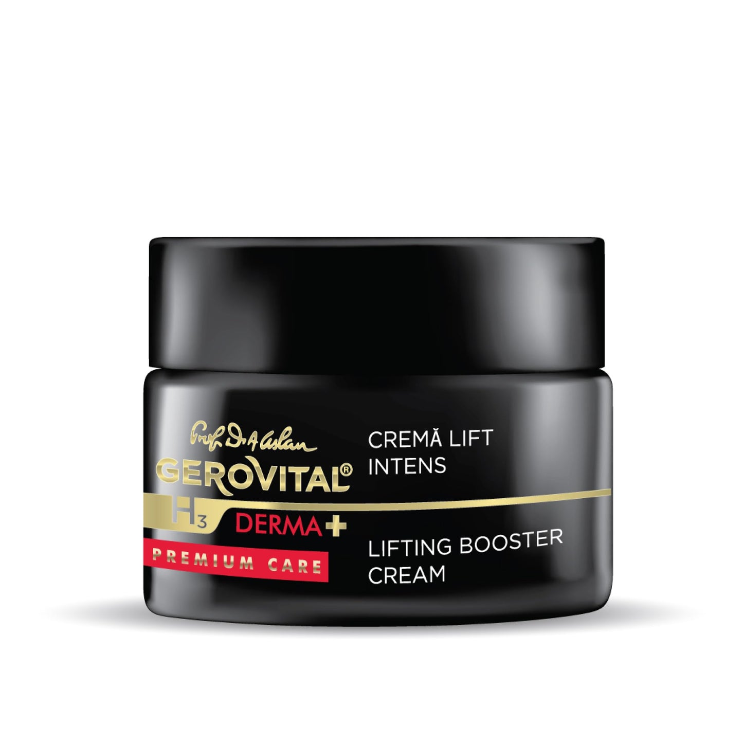 Gerovital DERMA+ Premium Care, Intense Lift Effect Face Cream, Advanced Lifting Formula, Moisturizes, Improves Firmness & Elasticity for Mature Skin, 50 Milliliters