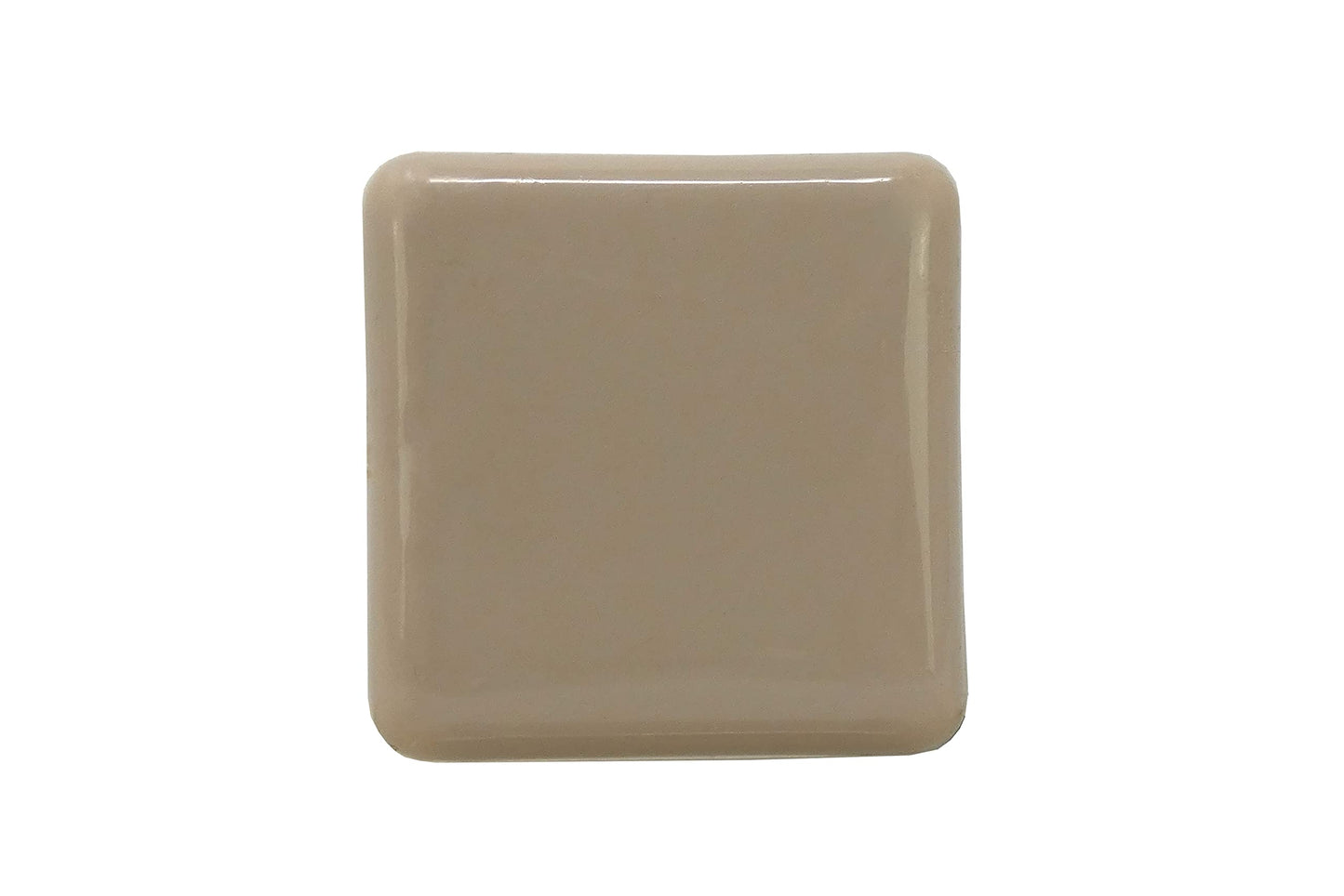 Shepherd Hardware 3949 2-Inch Adhesive, Square, Slide Glide Furniture Sliders, 4-Pack,Beige